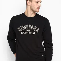 hummel Men Black Printed Sweatshirt-image-99