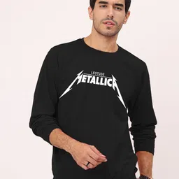 Leotude Typography Printed Fleece Pullover Sweatshirt-picture-36