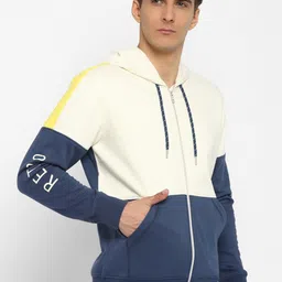 Alan Jones Colourblocked Hooded Front-Open Sweatshirt-picture-15