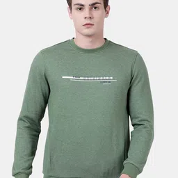 t-base Men Green Printed Sweatshirt-image-52