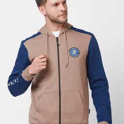 GIORDANO Colourblocked Hooded Sweatshirt-image-5