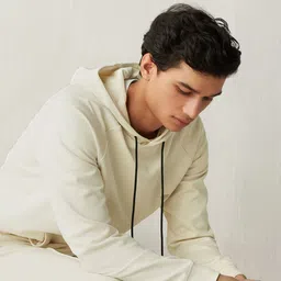 Andamen Men Beige Hooded Sweatshirt-picture-13