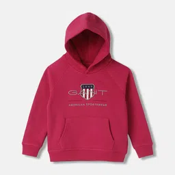 GANT Boys Embroidered Hooded Pullover Sweatshirt-image-80