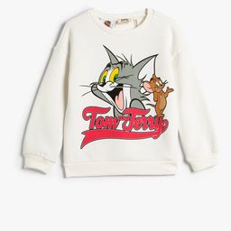 Koton Girls Tom & Jerry Printed Sweatshirt-image-79