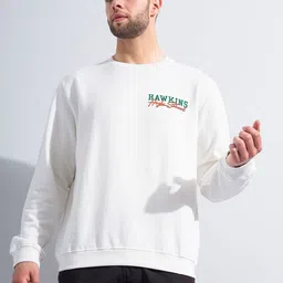 Celio Typography Printed Pullover Cotton Sweatshirt-picture-18