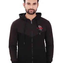 Force NXT Men Black Hooded Sweatshirt-image-96