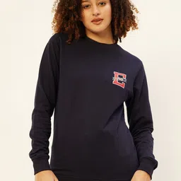 ether Brand Logo Printed Round Neck Long Sleeevs Pullover Sweatshirt-picture-7