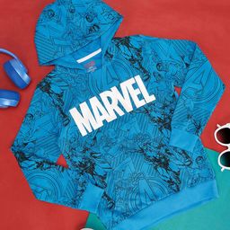 Pantaloons Junior Boys Marvel Printed Cotton Sweatshirt-picture-22