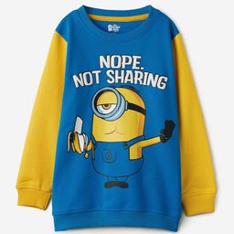 The Souled Store Boys Minions Printed Pure Cotton Pullover-picture-31