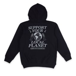 Gini and Jony Boys Typography Printed Hooded Fleece Sweatshirt-50