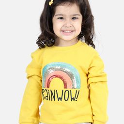 BownBee Girls Sequinned Embellished Cotton Sweatshirt-image-20