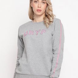 DRYP EVOLUT Typography Printed Pullover Sweatshirt-image-62