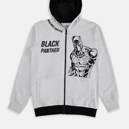 Pantaloons Junior Boys Graphic Printed Hooded Cotton Sweatshirt-picture-38