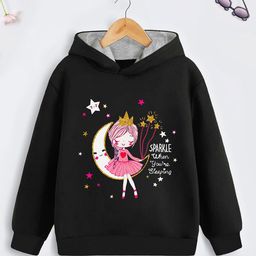YK X Trampoline Girls Printed Hooded Sweatshirt-image-22