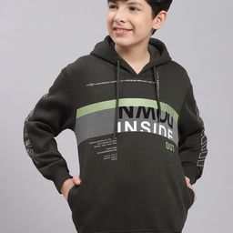 Monte Carlo Boys Typography Printed Hooded Pullover-picture-5