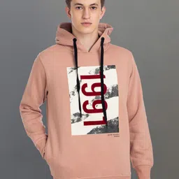 AXMANN Graphic Printed Hooded Fleece Pullover Sweatshirt-picture-51