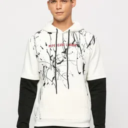 Pepe Jeans Abstract Printed Hooded Long Sleeves Pullover-image-73