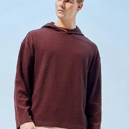 Bewakoof Hooded Oversized Pullover Sweatshirt-picture-32