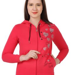 FLOSBERRY Graphic Printed Hooded Cotton Sweatshirt-image-44