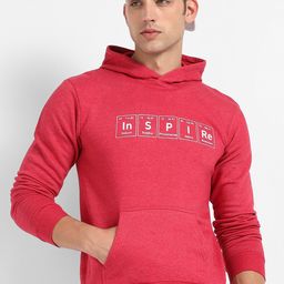 Campus Sutra Typography Printed Hooded Cotton Pullover Sweatshirt-image-37