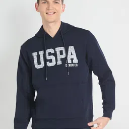 U.S. Polo Assn. Denim Co. Brand Logo Printed Hooded Cotton Sweatshirt-picture-18