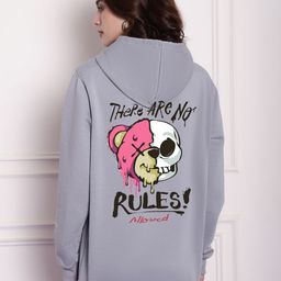 Imsa Moda Graphic Printed Hooded Fleece Pullover-image-88