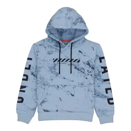 Status Quo Boys Typography Printed Hooded Cotton Pullover-image-74