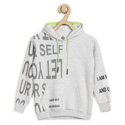 Alan Jones Boys Typography Printed Hooded Pullover Sweatshirt-54