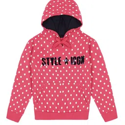 PLUM TREE Girls Printed Hooded Sweatshirt-image-36