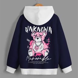 BAESD Boys Graphic Printed Hooded Fleece Sweatshirt-image-91