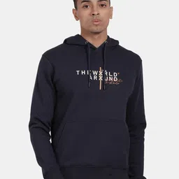 t-base Typography Printed Hooded Pullover Sweatshirt-picture-30