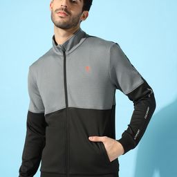 CULT Men Black Colourblocked Sweatshirt-image-18