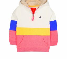 Cherry Crumble Kids White & Blue Colourblocked Sweatshirt-picture-51
