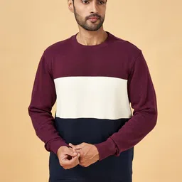 BYFORD by Pantaloons Colourblocked Pullover Sweatshirt-picture-53