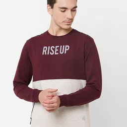 Pepe Jeans Men Purple Colourblocked Sweatshirt-image-95