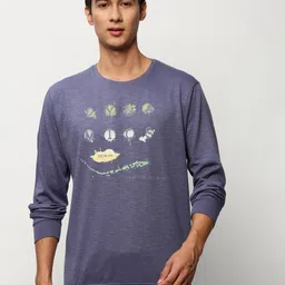 SHOWOFF Typography Printed Cotton Sweatshirt-picture-1