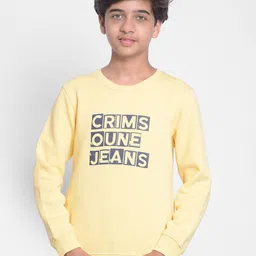 Crimsoune Club Boys Typography Printed Sweatshirt-image-53