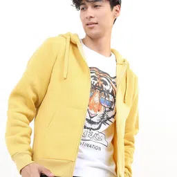 KETCH Hooded Front Open Sweatshirt-image-3