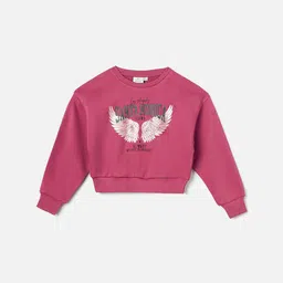 Juniors by Babyshop Girls Printed Cotton Sweatshirt-image-94