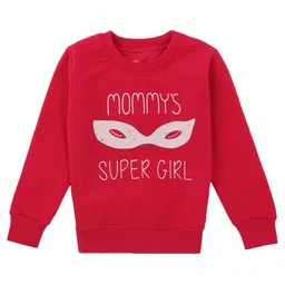 DYCA Girls Fuchsia Printed Sweatshirt-image-90