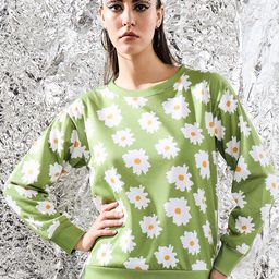 BAESD Floral Printed Pullover Fleece Pullover Sweatshirt-18