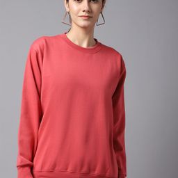mack jonney VIMAL JONNEY Women Pack of 2 Peach-Coloured & Blue Fleece Sweatshirts-picture-40
