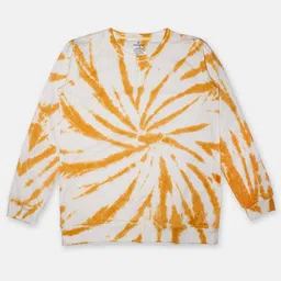KiddoPanti Boys Tie and Dye Round Neck Cotton T-Shirt-8