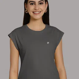 Friskers Extended Sleeves Round Neck Pure Cotton T-shirt-image-37