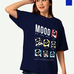STATUS MANTRA Women Typography 2 Printed Extended Sleeves T-shirt-image-54