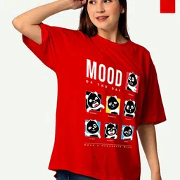 STATUS MANTRA Women Typography 2 Printed Extended Sleeves T-shirt-image-64