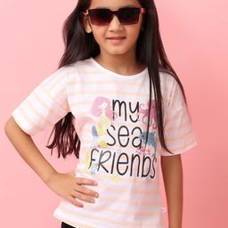 V-Mart Girls Typography Printed T-shirt-picture-25