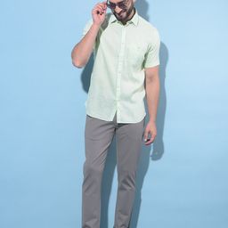Crimsoune Club Resort Collar Slim Fit Cotton Casual Shirt-image-75