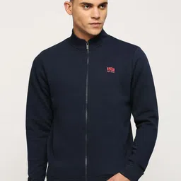 Pepe Jeans Mock Collar Pure Cotton Front-Open Sweatshirt-picture-4
