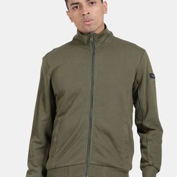 t-base High Collar Front Open Sweatshirt-picture-43